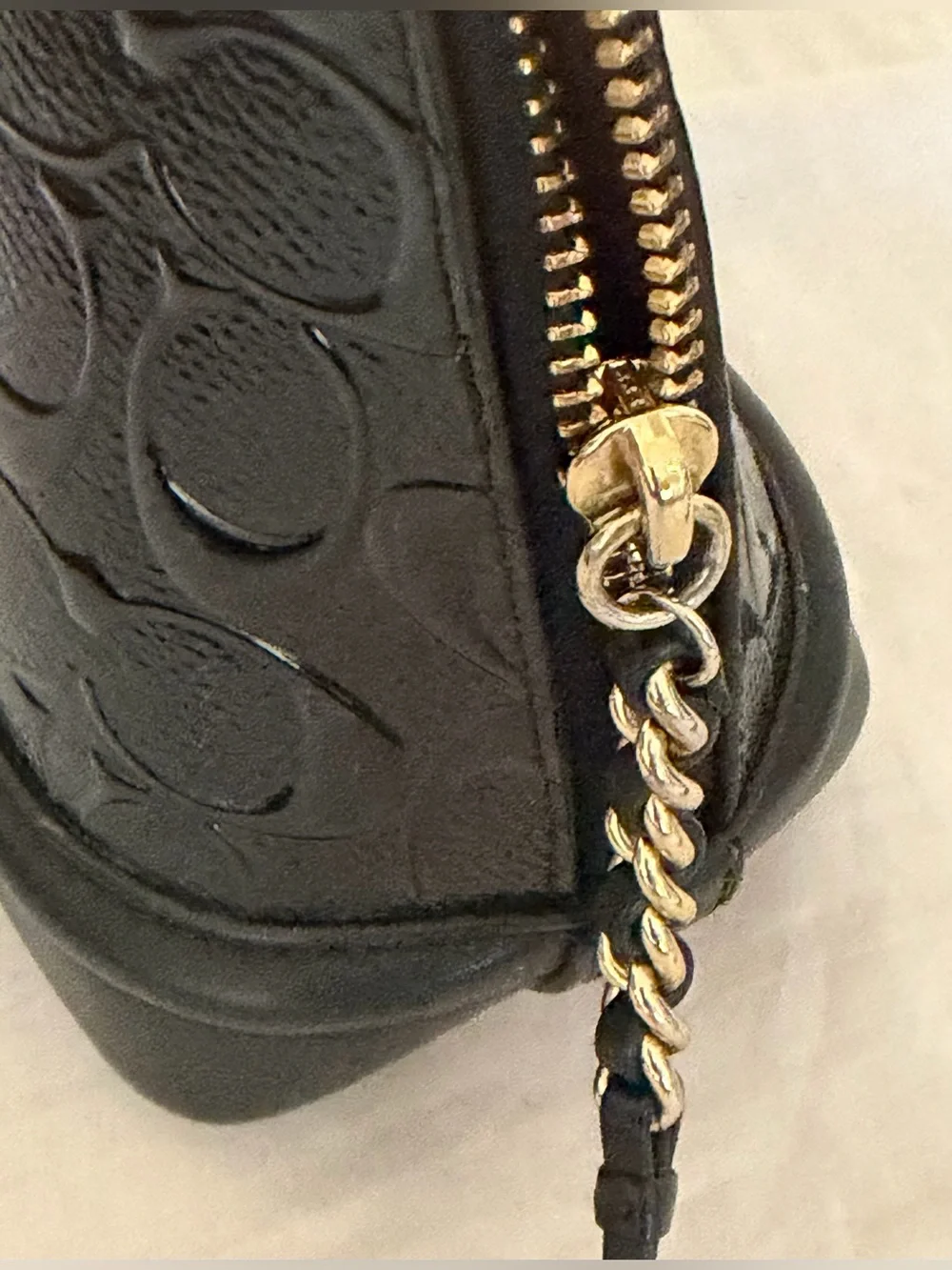 Coach glossy patent